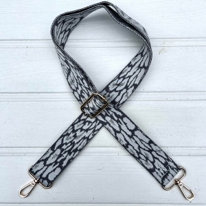 Bag Strap - Glam Leopard - Grey